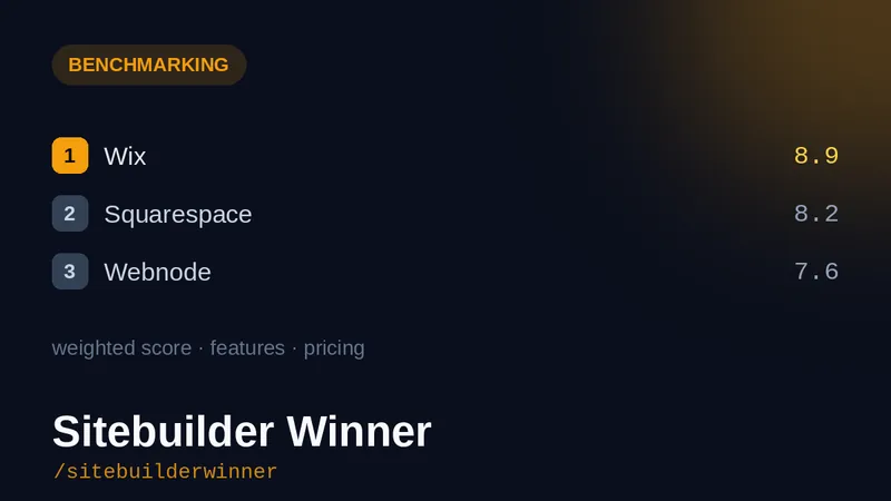 Illustration for Sitebuilder winner